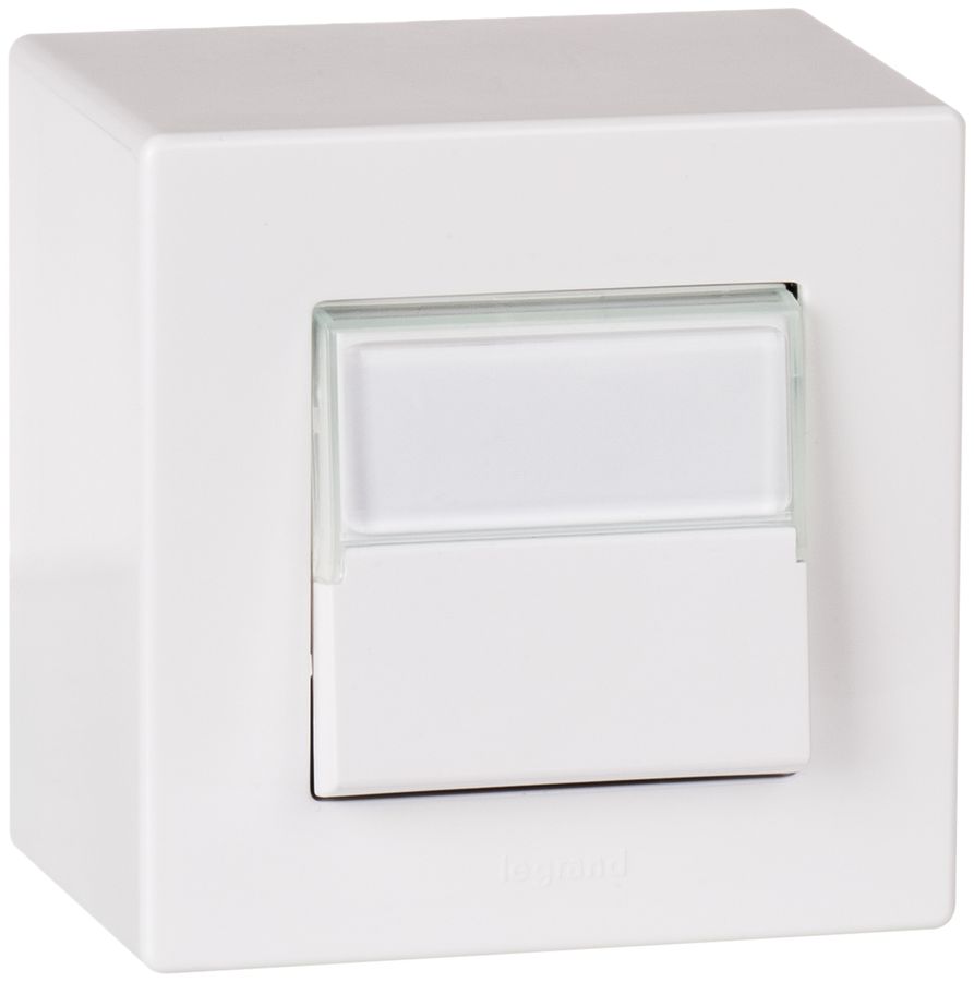 AP-Sonnerie-Wipptaster ATO 6A 250V weiss Gr.I