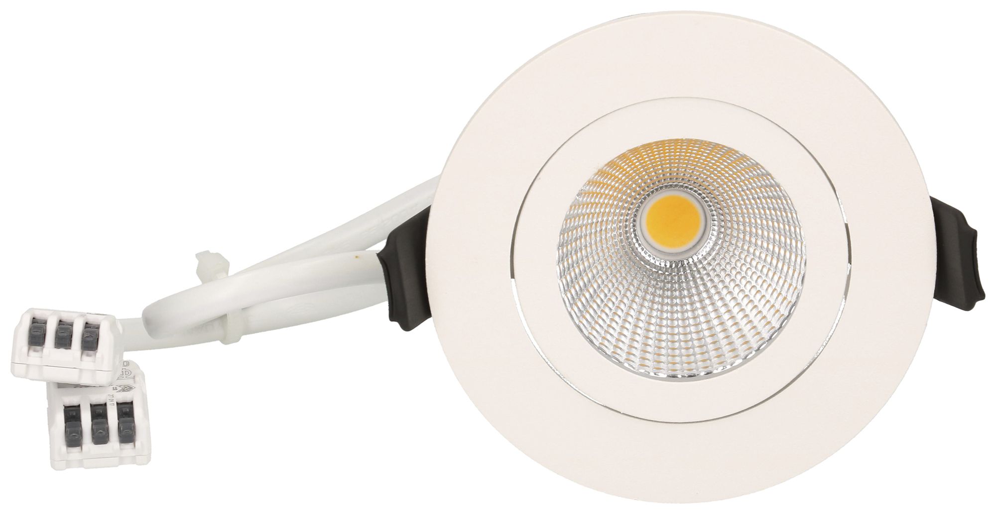 EB-LED-Spot MH maxLUCE DISC 7W 590lm 4000K IP44 DIM Ø80mm weiss 36°