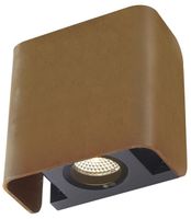 LED-Wandleuchte SLV MANA OUT 12W 650lm 3000K 60° IP65 160×160×93mm rost/schwarz