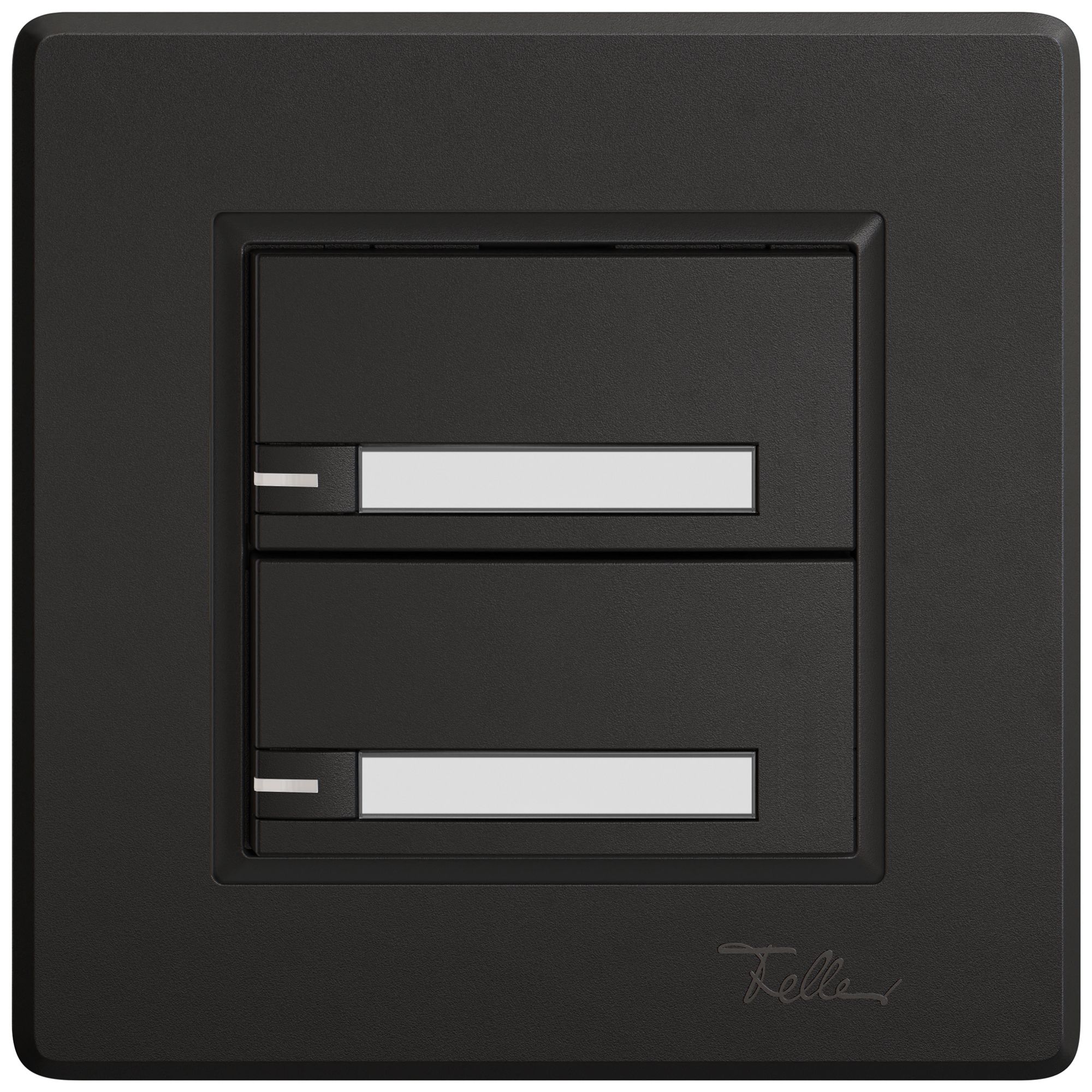 UP-Universaltaster EDIZIO.liv UNI SNAPFIX® m.LED RGB 2× 1-Tbed.Pap.sz