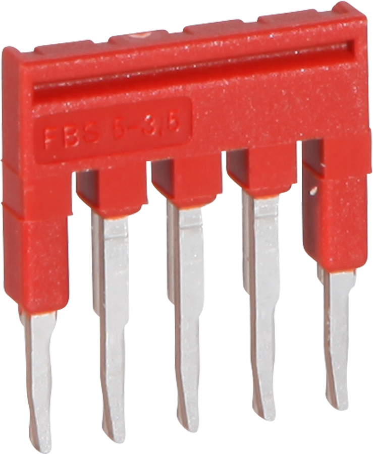 Ponte a innesto Phoenix Contact 5L rosso