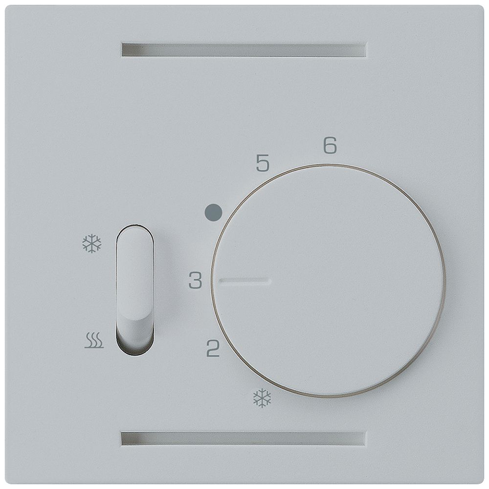 Termostato Hager kallysto A, con interr.di riscald./raffred., grigio chiaro