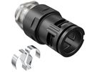 Raccordo per tubo AGRO FLEXAquick EMV Ø42.5mm M40×1.5 diritto IP68 nero