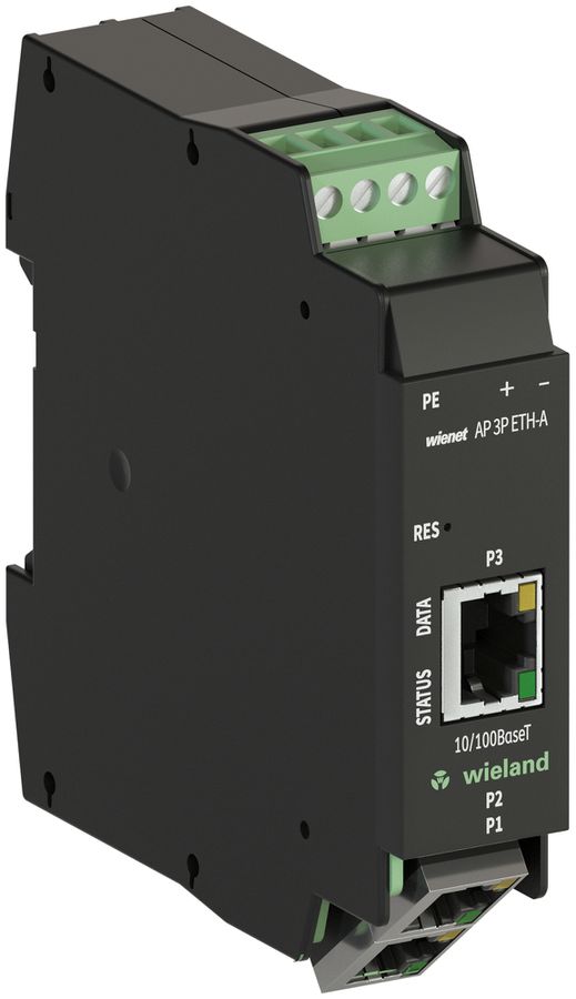 Access Point wienet AP 3P ETH-A-A, 802.11b/g/n, 3×RJ45 10/100BaseT, 2.4GHz