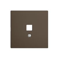 Frontset EDIZIOdue coffee 60×60mm für Datenschnittst.USB
