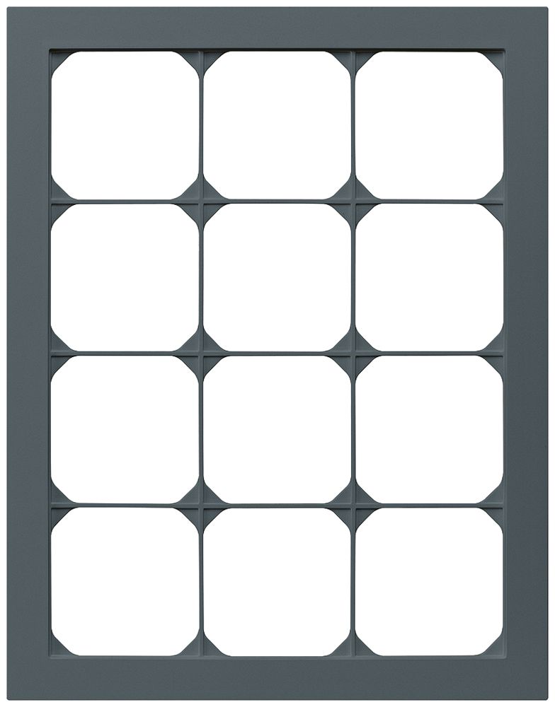 UP-Abdeckrahmen kallysto.pro 4×3 anthrazit 274×214mm