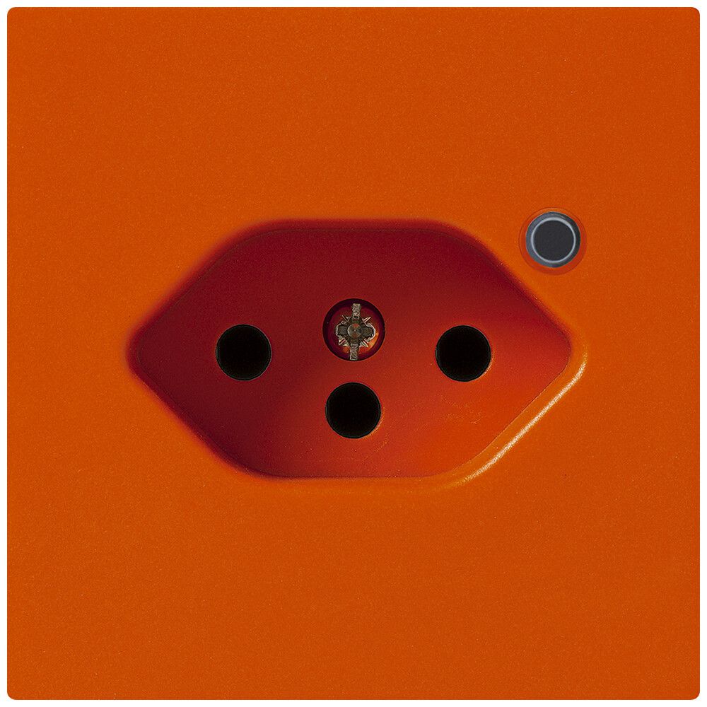 Presa Hager kallysto 1×T13 illuminato A arancione