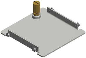 Plaque de base Woertz fermée gris