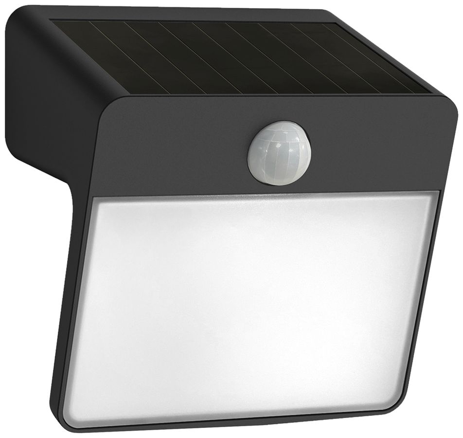 Applique LED Philips Yarixa Solar IR SEN 2.2W 250lm 827 IP44 noir