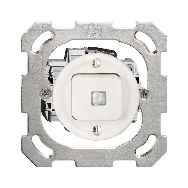 Contatto pulsante INC con LED PM bianco