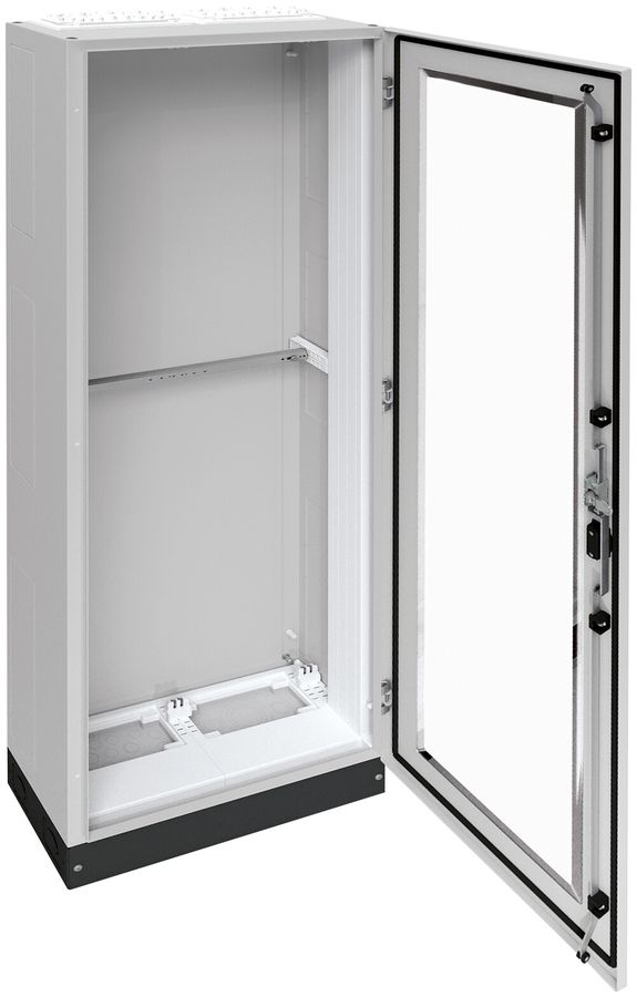 Armoire Hager univers CP I 1850×550×275mm avec socle 100mm+porte transp. IP55