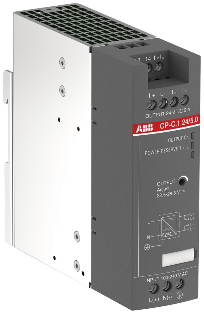 Schaltnetzteil ABB CP-C.1 24/5.0, IN:100…240V, OUT:24VDC/5A