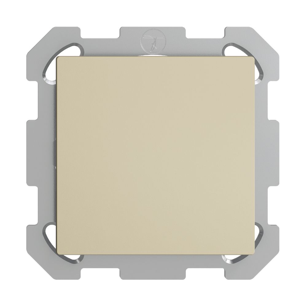 UP-Blindabdeckung EDIZIOdue vanille, ohne Zentrumsschraube