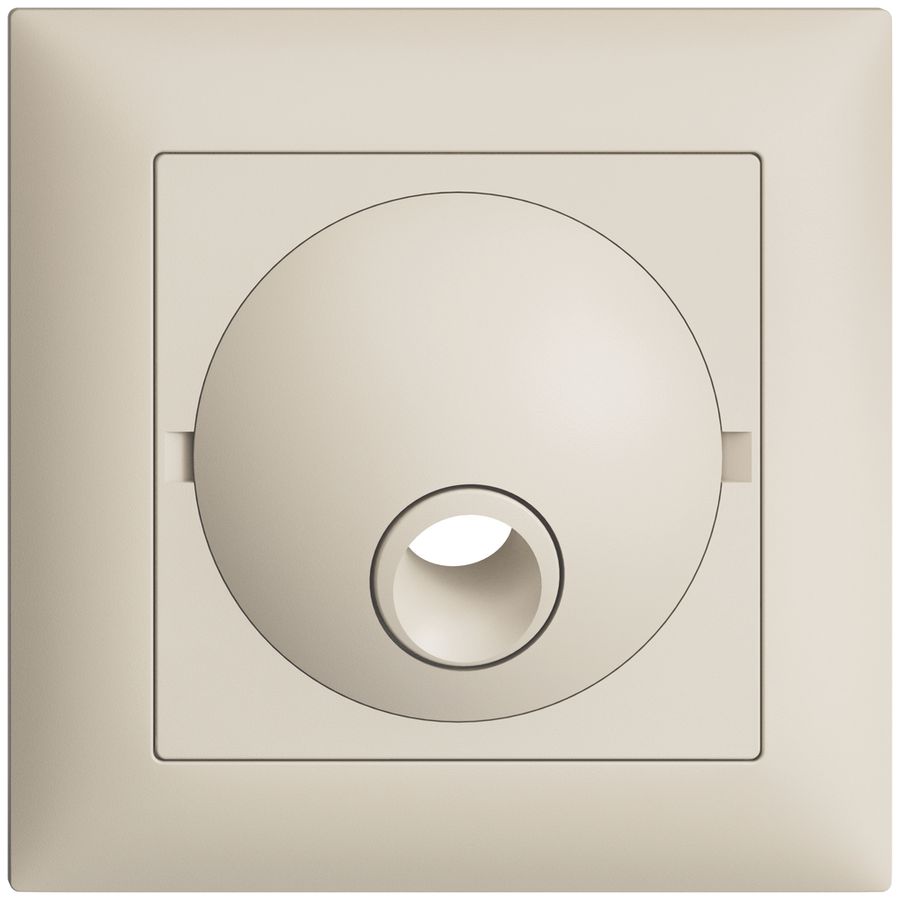 UP-Frontset, EDIZIOdue crema 88×88mm für Anschlussdose