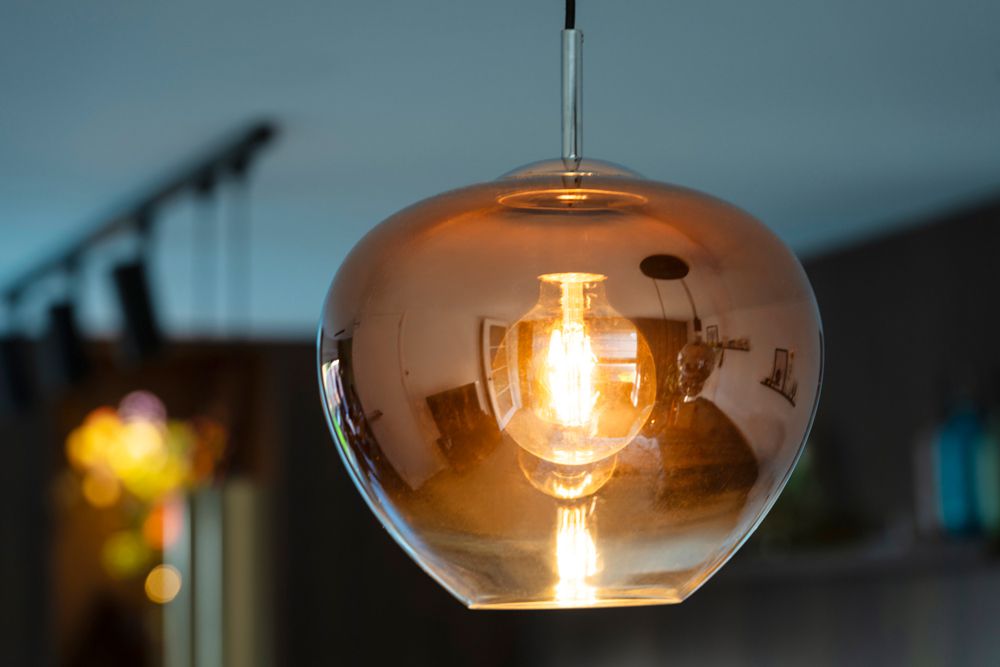 Pendelleuchte SLV ANTILO CONVEX E27 1×0…40W Ø290mm Kupfer