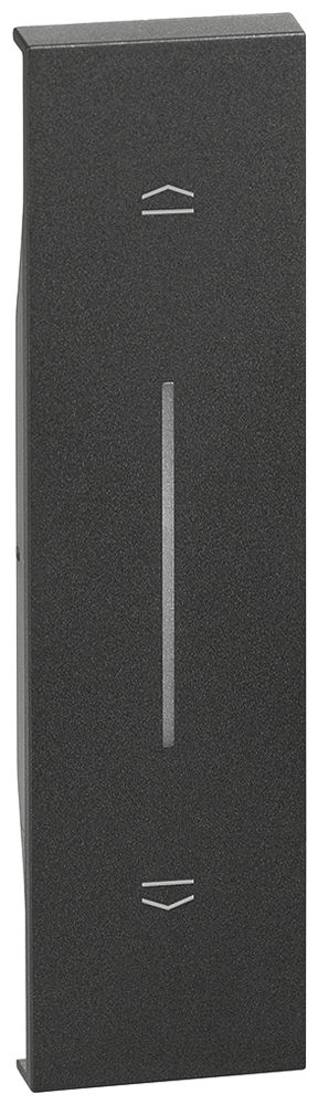 Abdeckung Living Now 1 Modul für Rolladentaster schwarz