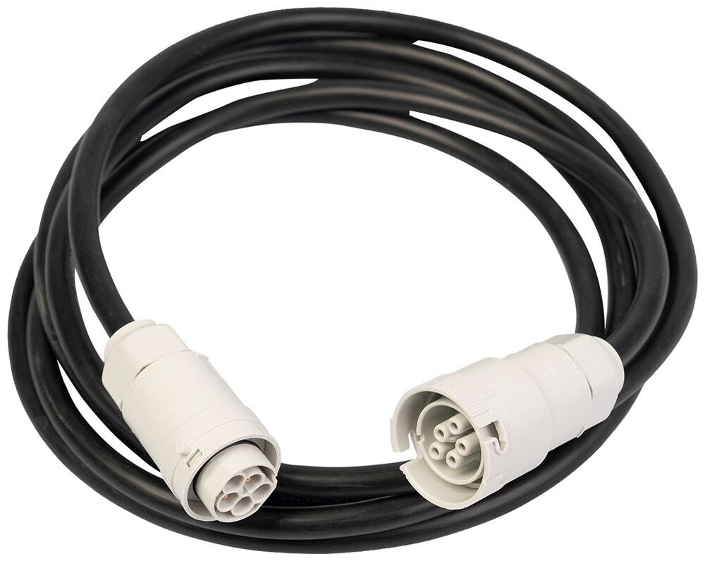 Verbindungskabel DOTLUX HIGHFORCE auto Phasenwechsel 5×1.5mm² Stecker/Buchse 3m