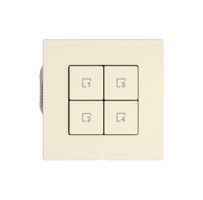 Szenentaster EDIZIO.liv Wiser SNAPFIX® 4 Szenen 4 Tasten cr