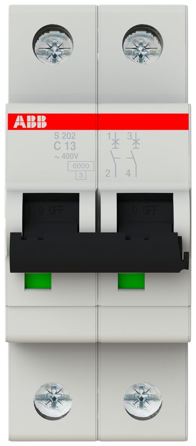 Disjoncteur ABB S202-C13 13A C 6kA