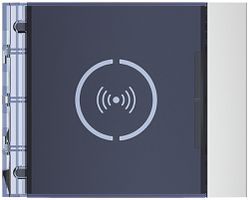 Frontblende für Transponder-Lesegerät Sfera aluminium