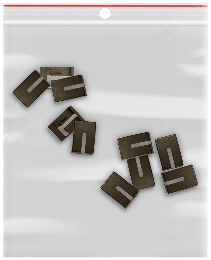 Module latéral EDIZIO.liv SNAPFIX® p.KNX UNI&zeptrion 10 pièces avec LED br