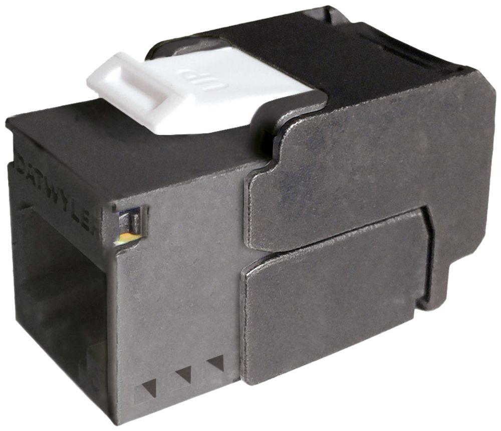 Module Dätwyler KU-TC PLUS cat.6A Keystone non blindé, noir
