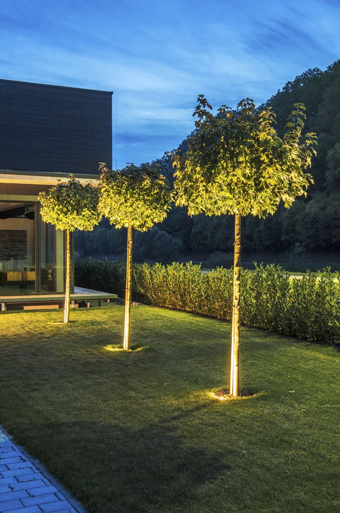 EB-LED-Bodenleuchte SLV ROCCI 200 EL 16W 1530lm 3000K rund Edelstahl IP65