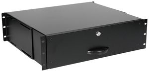 Schublade ROLINE 485×130×400mm Abschliessbar schwarz