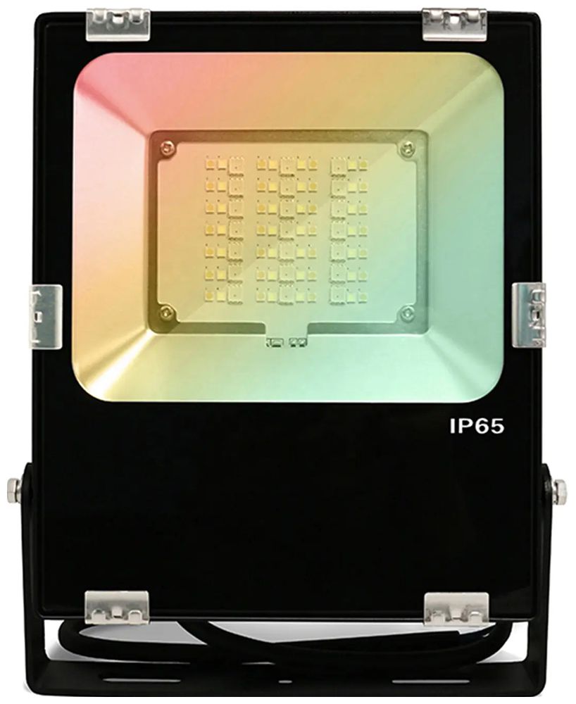 LED-Strahler ELBRO RGB-CCT 60W 5000lm 2700…6500K IP65 WB DIM 265×220mm schwarz