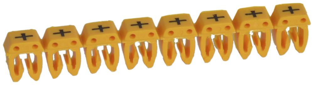 Anello-riferimento Legrand CAB 3, per 0.5…1.5mm² stampa: '+', rosso