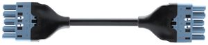 Verbindungsleitung Woertz 49345/C2 5×1.5mm² 250V 16A 10m bl Buchse-Stecker Cca