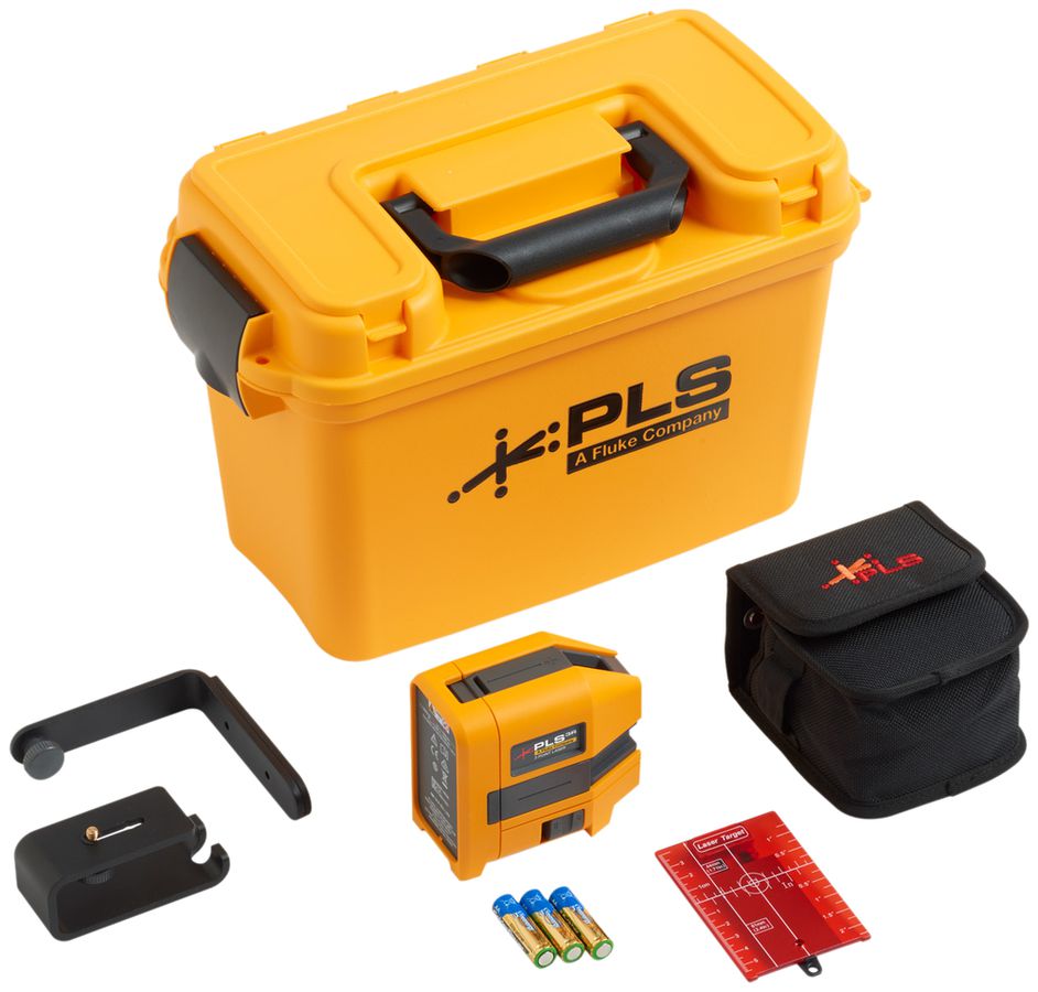 Niveau laser à 3 points Fluke-PLS 3R KIT rouge 30m ≥30h 635nm