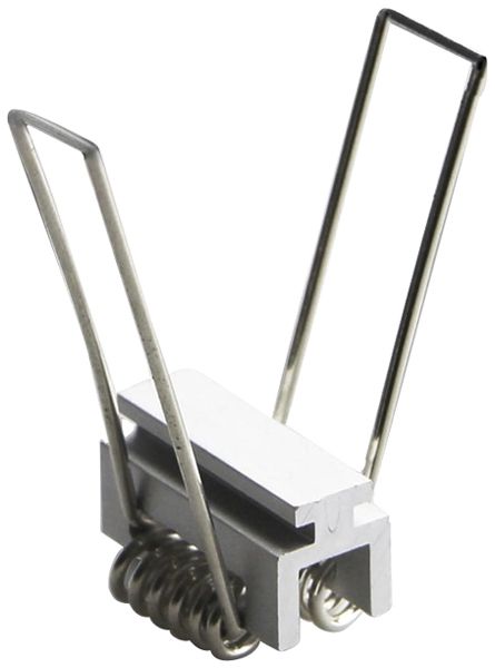 Crampon de montage DOTLUX acier 26×18×15mm argent