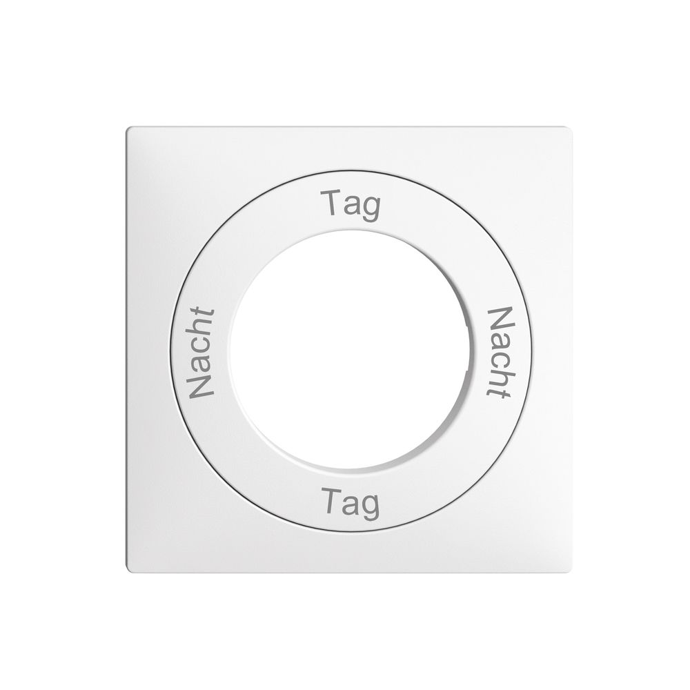 Frontset Nacht-Tag-Nacht-Tag EDIZIOdue 60×60mm weiss