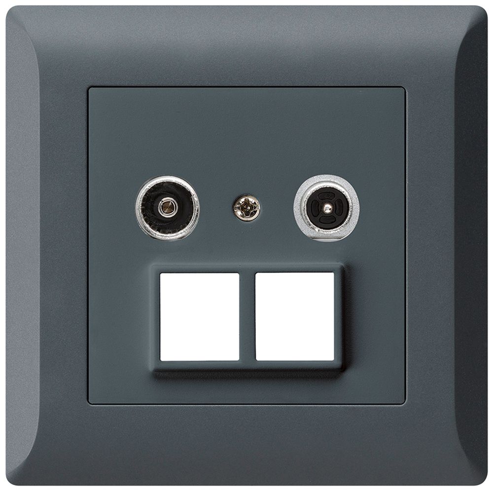 UP-Multimediadose kallysto.line R/TV 10.5dB 2GHz anthrazit