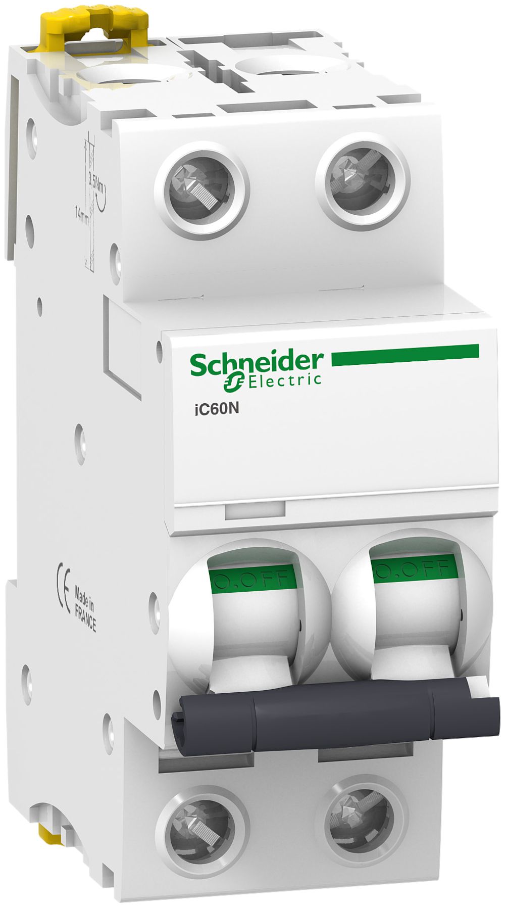 Leitungsschutzschalter Schneider Electric iC60N 2P 6A C