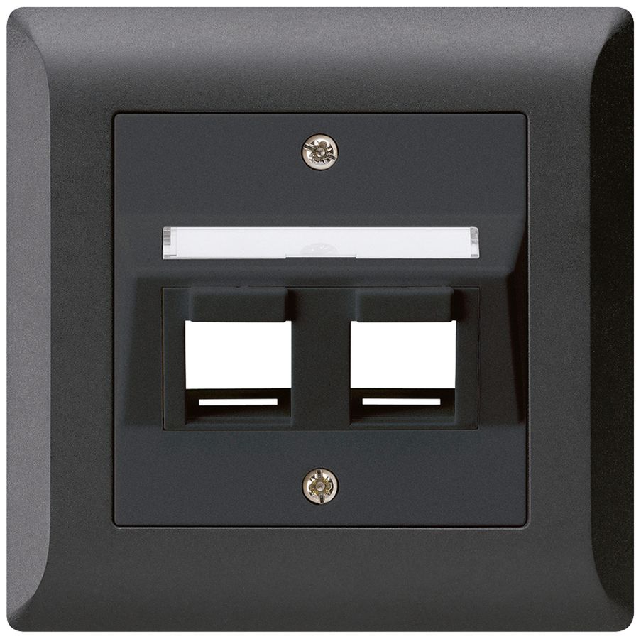 Kit de montage ENC kallysto.line 2×Keystone noir