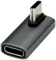 USB-Adapter ROLINE USB4 Gen3x2 40Gbit/s ST/BU 240W 90°/90° USB-C/USB-C