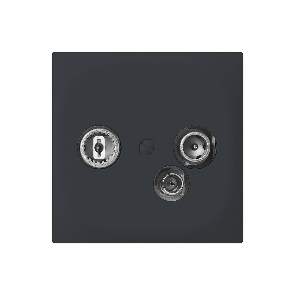 UP-Antennendose SIDUS TV-R-Daten 19dB/65 anthrazit