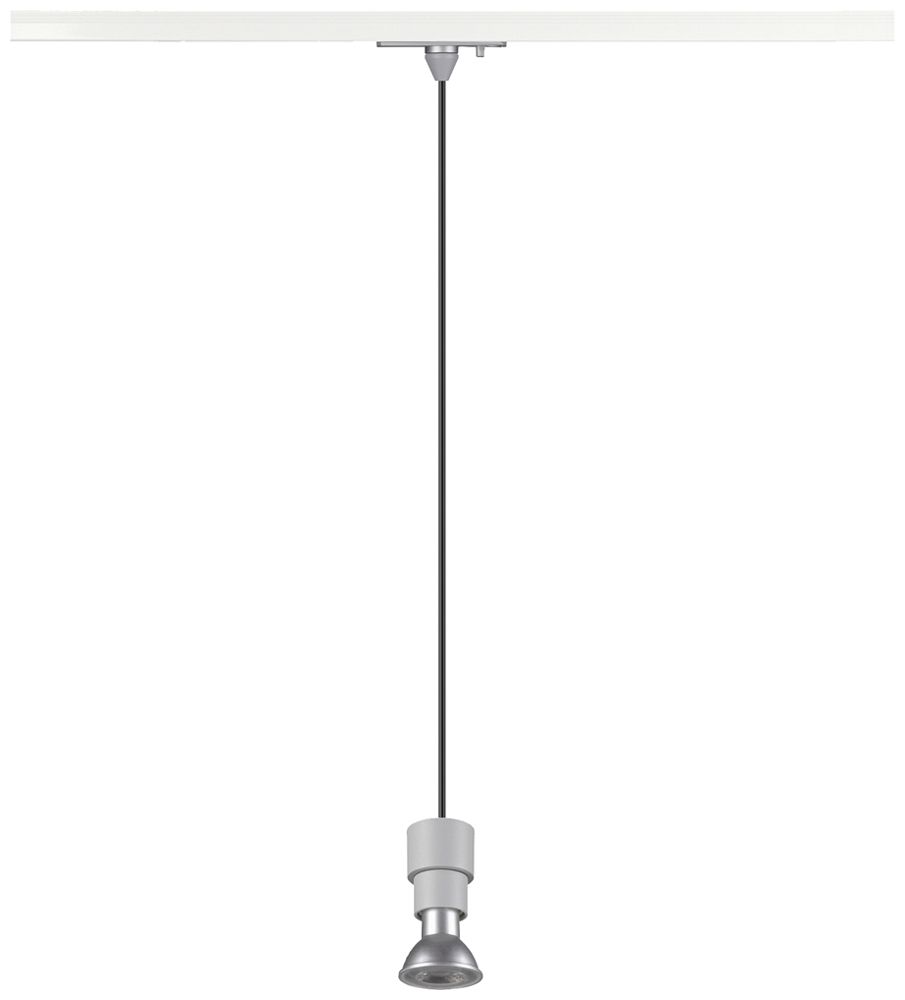 Luminaire suspendu SLV PURI 2.0 Basic AD1PH GU10 1×6W VAR Ø41mm gris