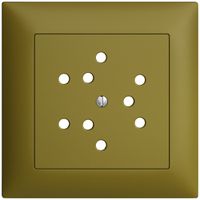 Kit frontal EDIZIOdue olive 88×88mm 3×T12