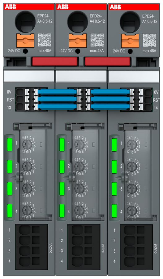 Geräteschutzschalter ABB EPD24-A4 24V elektronisch 0.5…12A NO