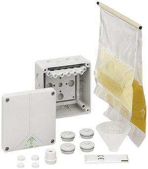 Boîte de dérivation AP Abox XT 060 PC, 6mm², 110×110×67mm, IP68