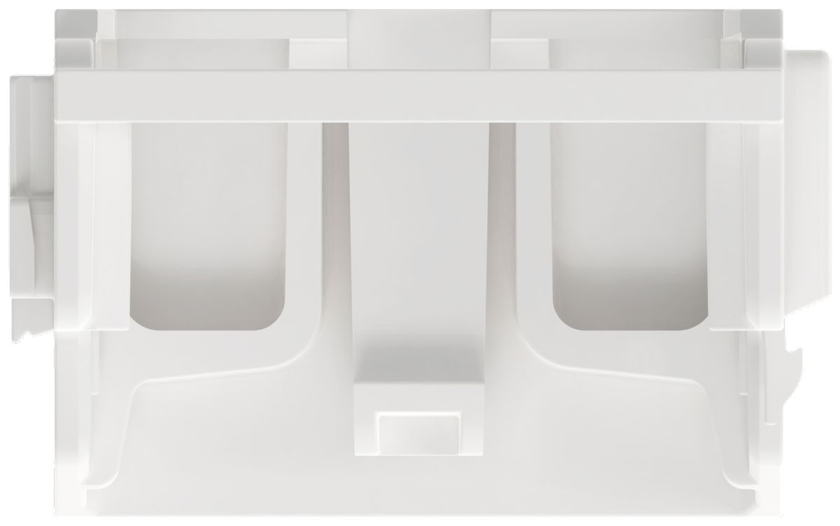Befestigungsadapter WAGO o.Zugentlastung für 10×4mm² TH15 ws