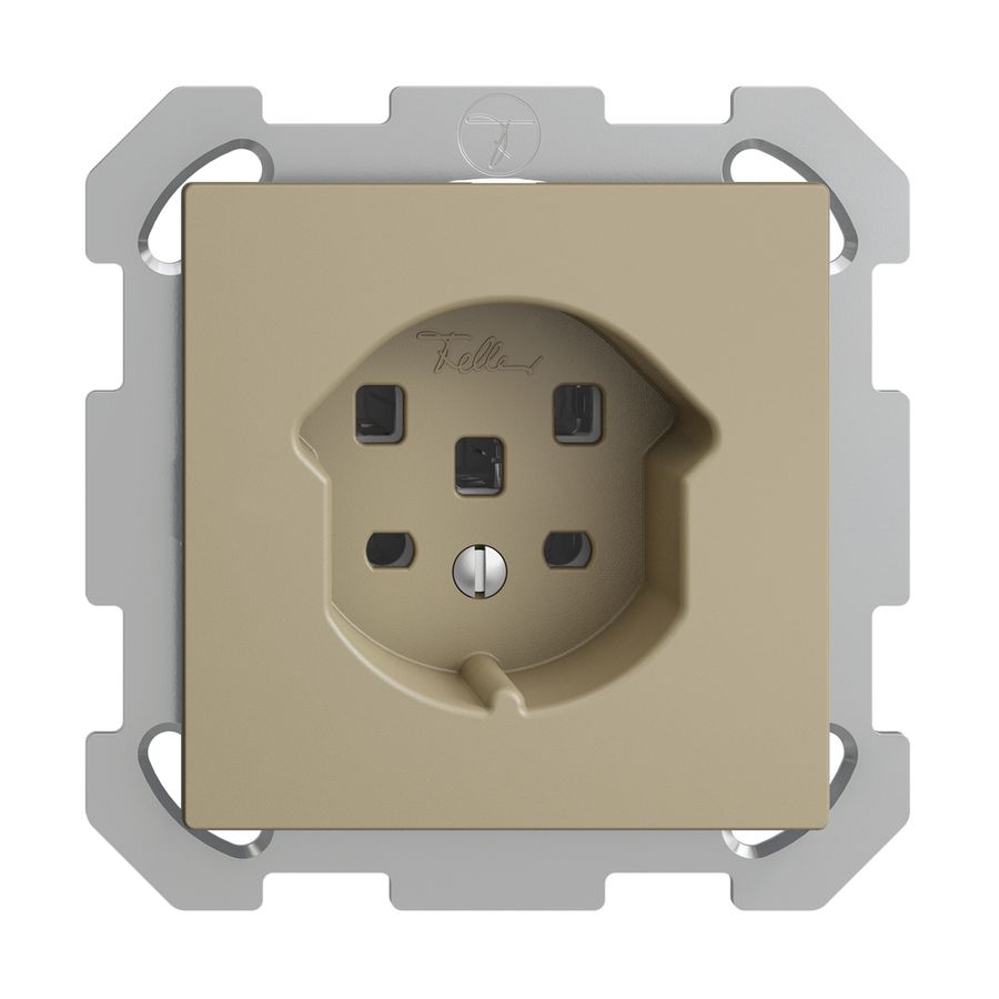 UP-Steckdose EDIZIOdue T25 16A sand, mit Steckklemmen