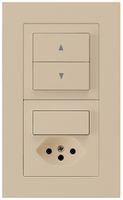 UP-Kombination kallysto.pro Gr.I-I vertikal Storenschalter+Kombi S3/Typ 13 beige