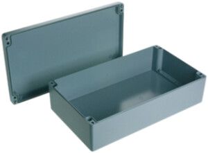 AP-Gehäuse Woertz Al 400×230×110mm grau IP65 Lithos