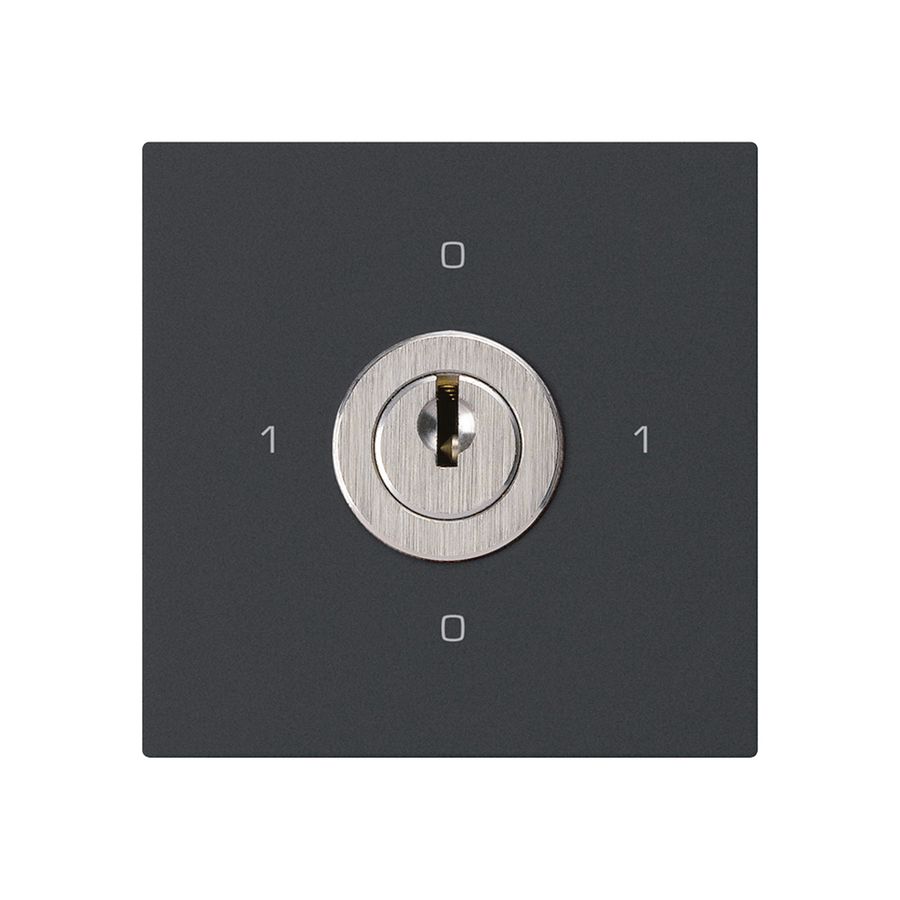 Intérieur interrupteur à clé kallysto 0/2L noir avec serrure Kaba 8