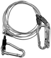 Sicherungsseil ESYLUX JUNA 1000mm Aluminium transparent