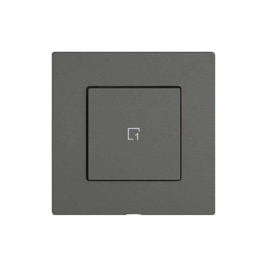 Kit de montage EDIZIO.liv Wiser SNAPFIX® p.poussoir scène 1 scène 1T grf